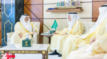 أمير الشرقية يستعرض مع رئيس أرامكو تفاصيل تقرير مشروع الملعب الجديد ومميزاته